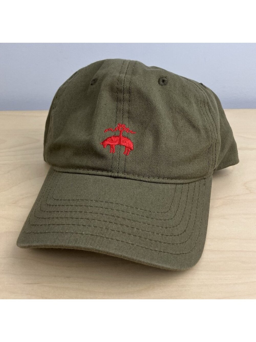 Brooks Brothers Hat Strapback Baseball Cap Dark Green Embroidered Logo 1818
